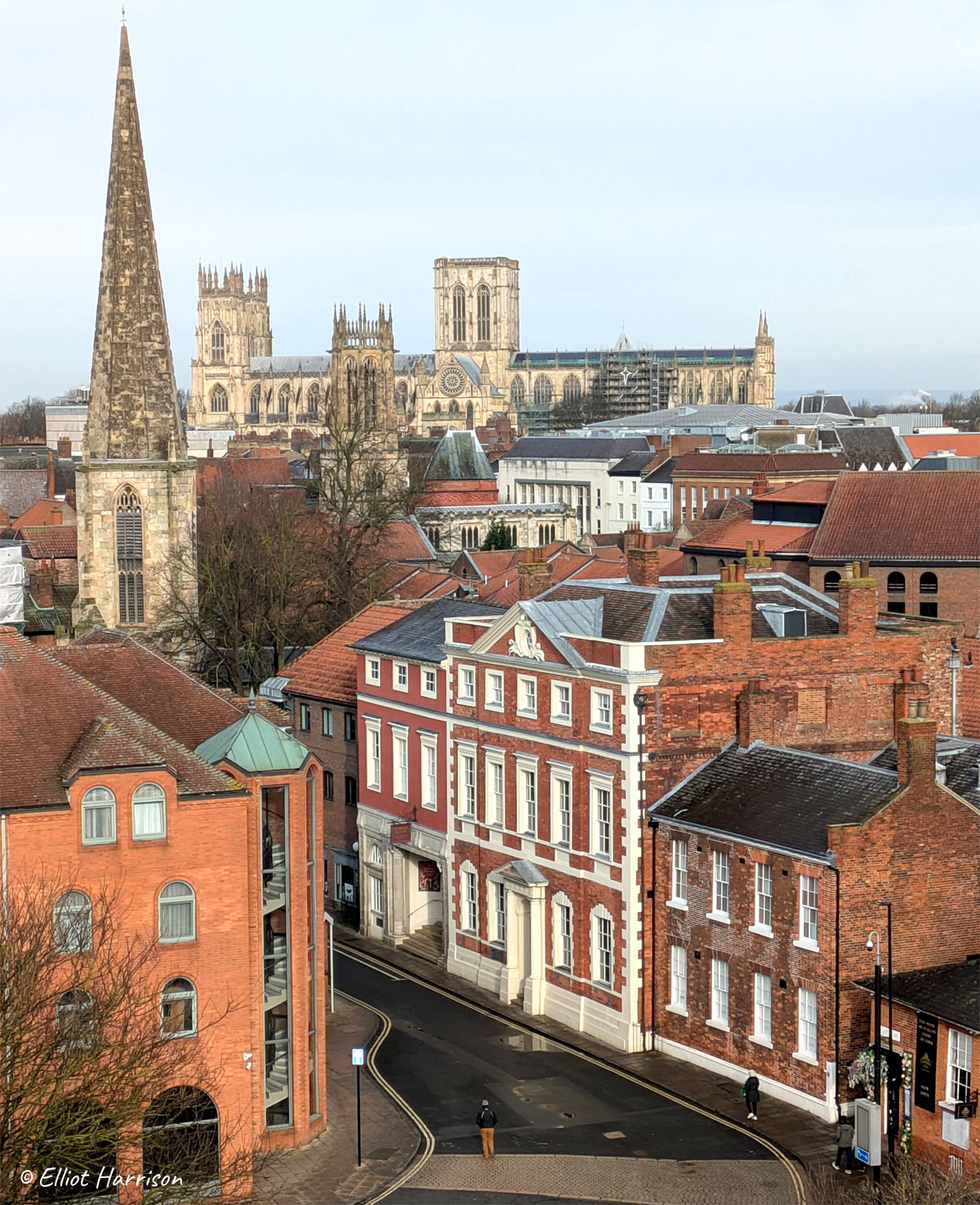 View of York Minster from Clifford's Tower