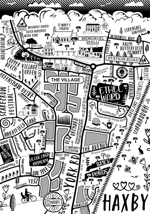Map of Haxby