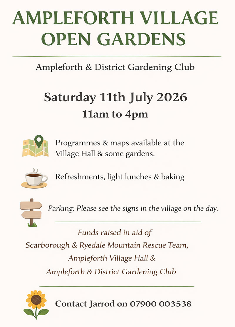 Ampleforth Village Open Gardens