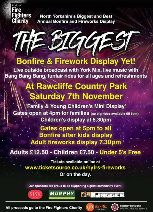 Fireworks Rawcliffe York